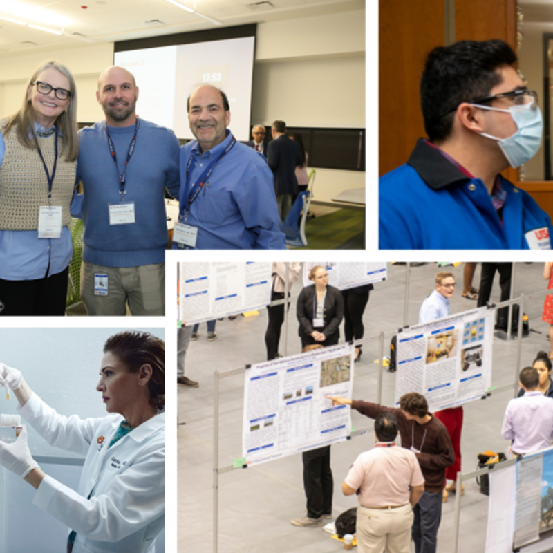 Collage of UT Health staff and students